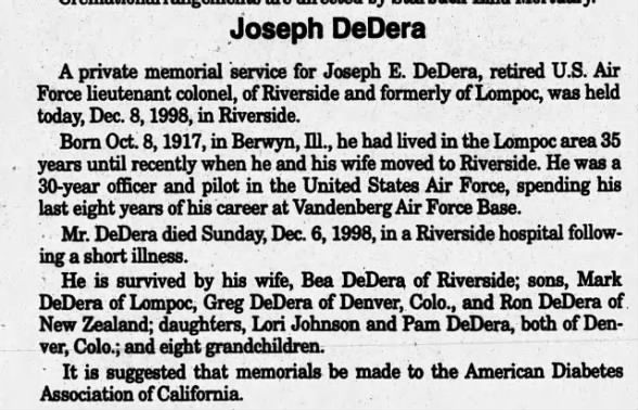 Clipping from The Lompoc Record